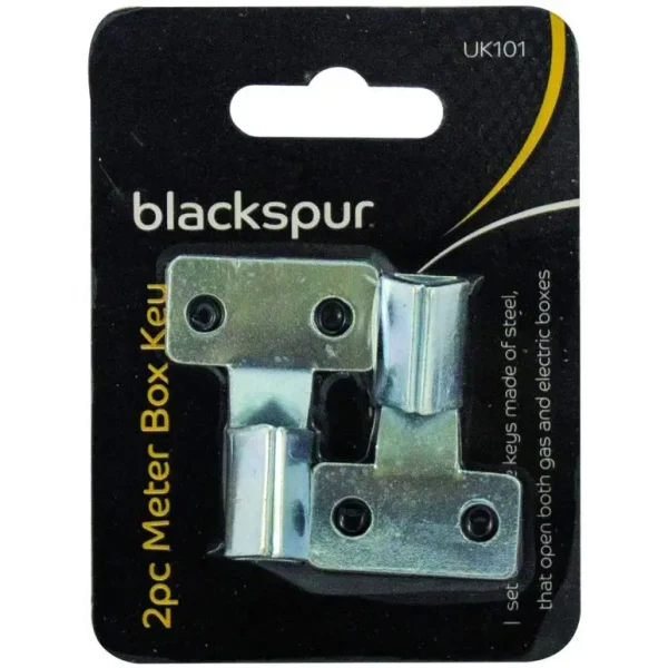 BLACKSPUR METAL METER BOX KEY 2 PCS SET