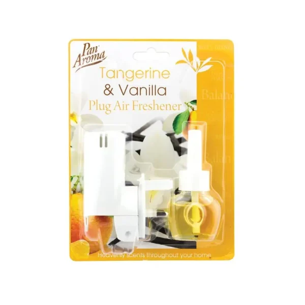 PAN AROMA PLUG IN AIR FRESHENER TANGARINE & VANILLA