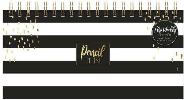 PENCIL IT TIN FLIP WEEKLY PLANNER