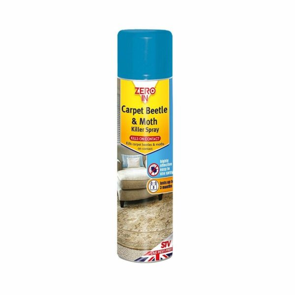 ZERO IN CARPET BEETLE AND MOTH KILLER 300ML AEROSOL