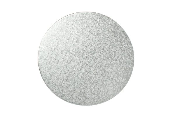 DORIC 10 INCH ROUND SILVER DOUBLE THICK CAKE BOARDS PACK OF 10