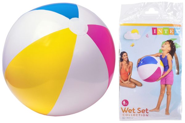 INTEX INFLATABLE BLOWUP PANEL BEACH BALL 24 - PACK OF 1