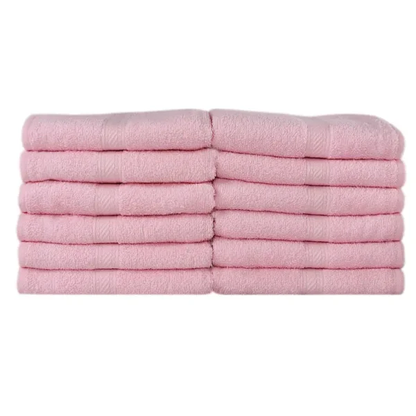 WESTWARD HO FACE CLOTH / TOWEL 30CM X 30CM PACK OF 12 - PINK