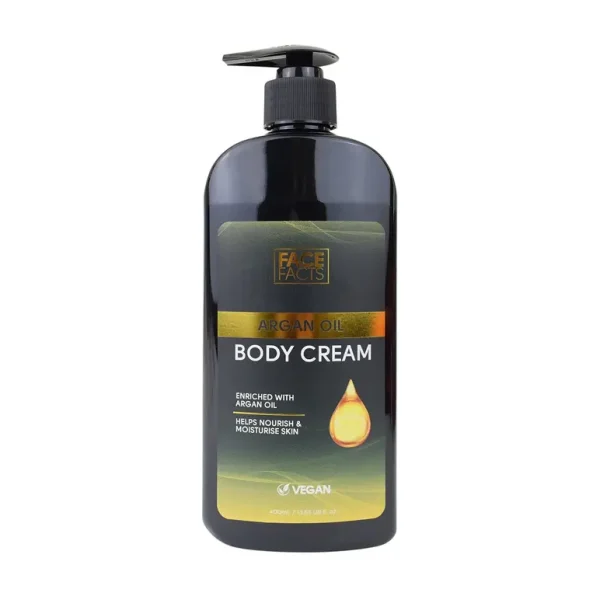 FACE FACTS ARGAN OIL BODY CREAM 400ML