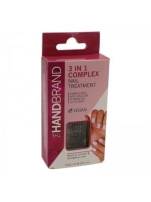 THE HAND BRAND 3 IN 1 COMPLEX NAIL TREATMENT 10ML