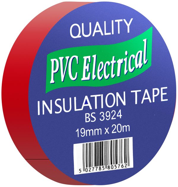 ULTRATAPE PVC ELECTRICAL INSULATION TAPE 19MM X 20M - RED