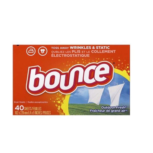 BOUNCE TUMBLE DRYER SHEETS OUTDOOR FRESH 40 SHEETS