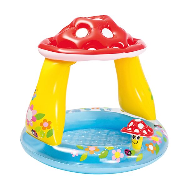 INTEX MUSHROOM BABY POOL 40 INCH X 35 INCH AGES 1 - 3 YEAR