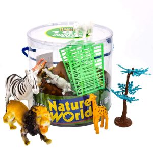 NATURE WORLD JUNGLE ANIMALS SET 18/PCS