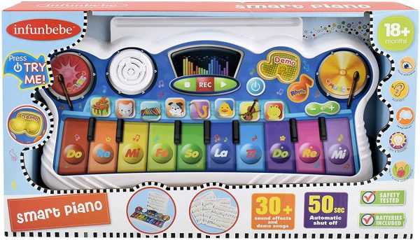 INFUNBEBE SMART PIANO TODDLERS INTERACTIVE KEYBOARD TOY