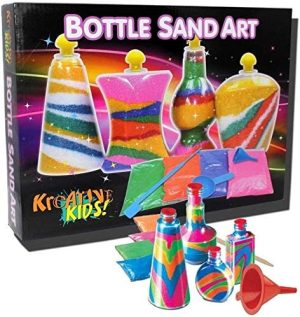 KREATIVE KIDS BOTTLE SAND ART CRAFT ACTIVITY SET