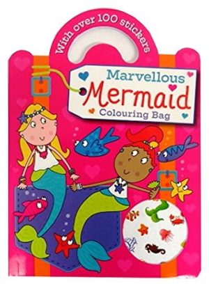 ASSORTED BOYS N GIRLS 48 PAGE CARRY COLOURING - STICKER BOOK