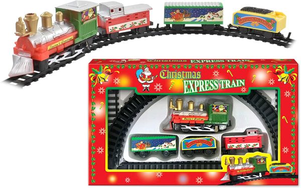 KANDY TOYS CLASSIC SANTA CHRISTMAS TRAIN SET SMALL