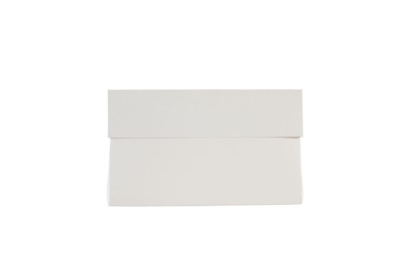 DORIC 12 INCH WHITE STAPLELESS CAKE BOXES PACK OF 5