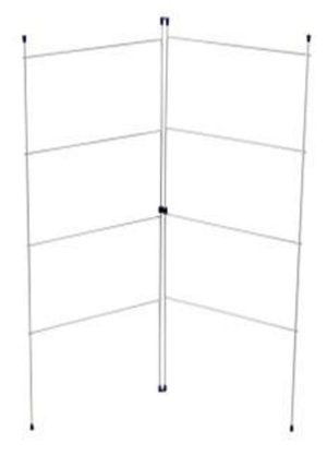 SMART TWO PANEL FOLDING CLOTHES AIRER LAUNDRY DRYER