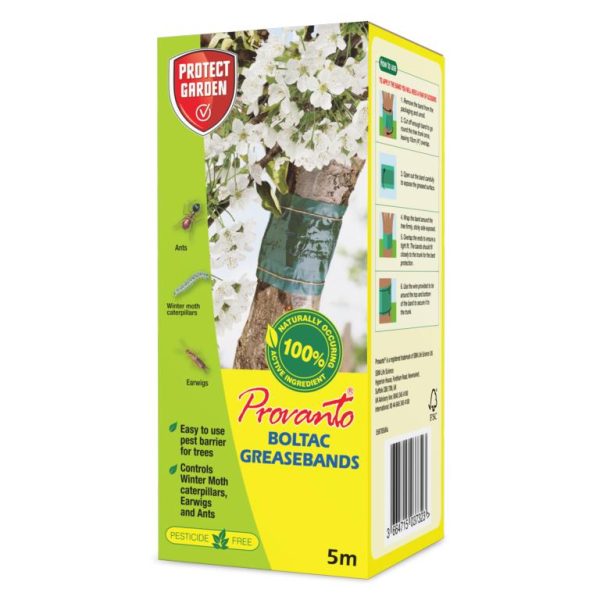 PROVANTO BOLTAC GREASEBANDS 5M ROLL PESTICIDE FREE