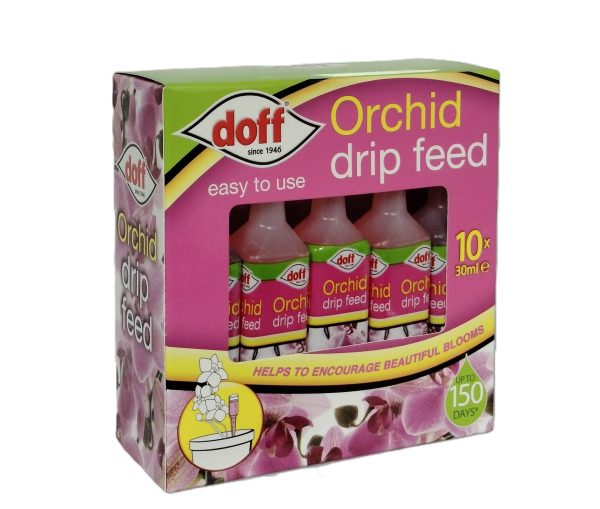 DOFF ORCHID DRIP FEEDERS PACK OF 10- EACH LASTS 30 DAYS