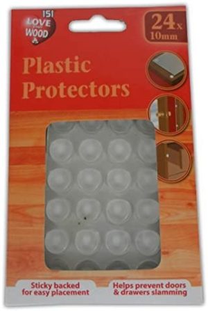 151 MEDIUM STICKY BACKED PLASTIC PROTECTORS - 24 X 10 MM