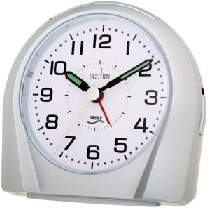 ACCTIM EUROPA SILENCE TICK ALARM CLOCK