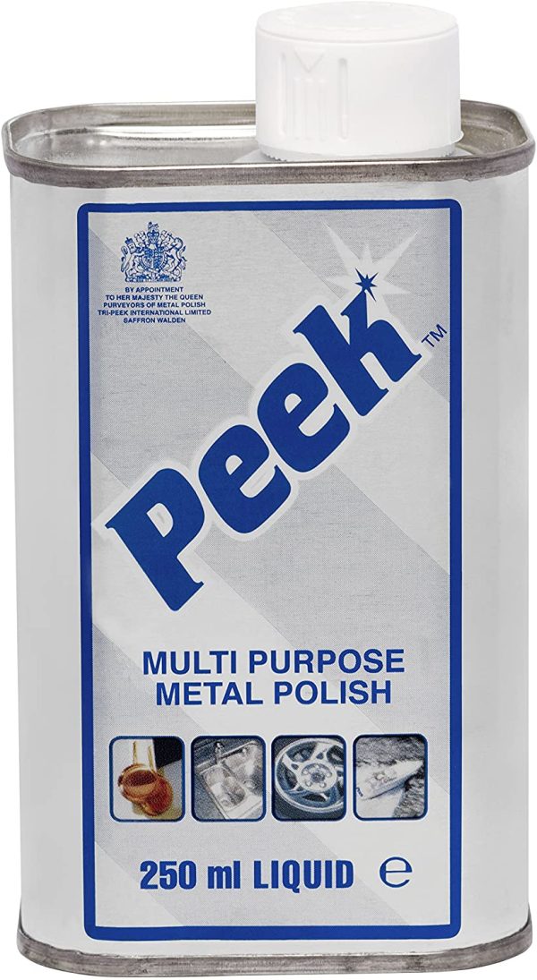 PEEK MULTI PURPOSE METAL POLISH 250ML BOTTLE CAN