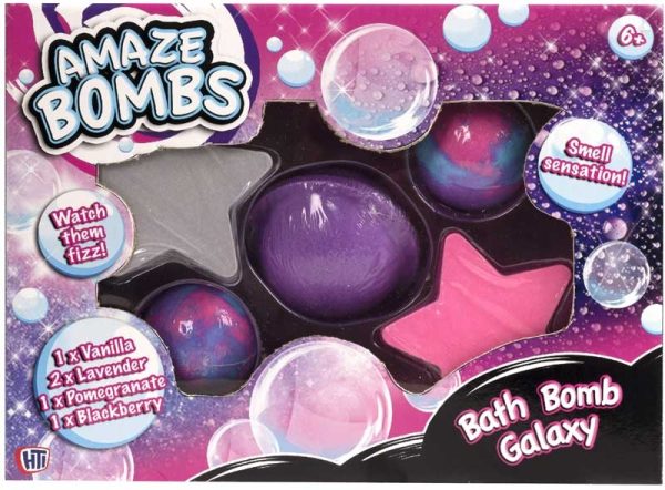 AMAZE BOMBS BATH BOMB GALAXY SET PACK OF 5