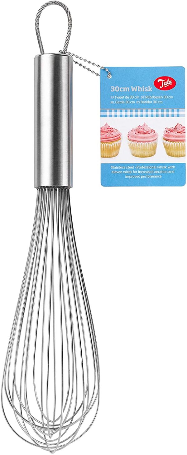 TALA 30CM STAINLESS STEEL WHISK