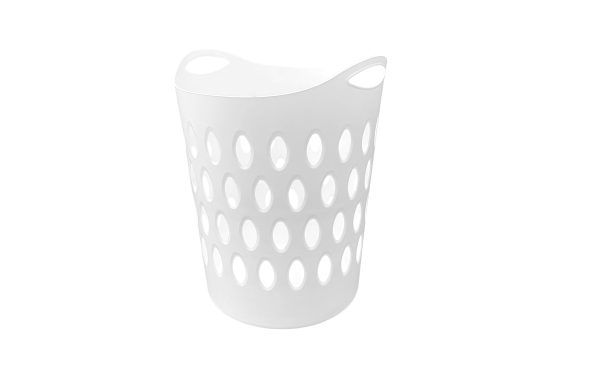 LARGE FLEXI LAUNDRY BASKET - WHITE