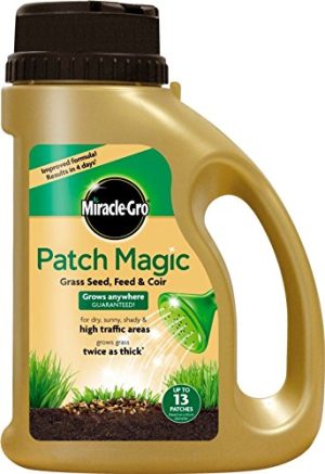 MIRACLE-GRO PATCH MAGIC GRASS SEED FOR FEED AND COIR 1015 G
