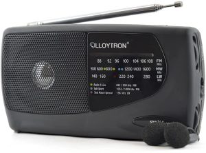 LLOYTRON SPORTS 3 BAND PERSONAL SPORTS RADIO WITH EARPHONES