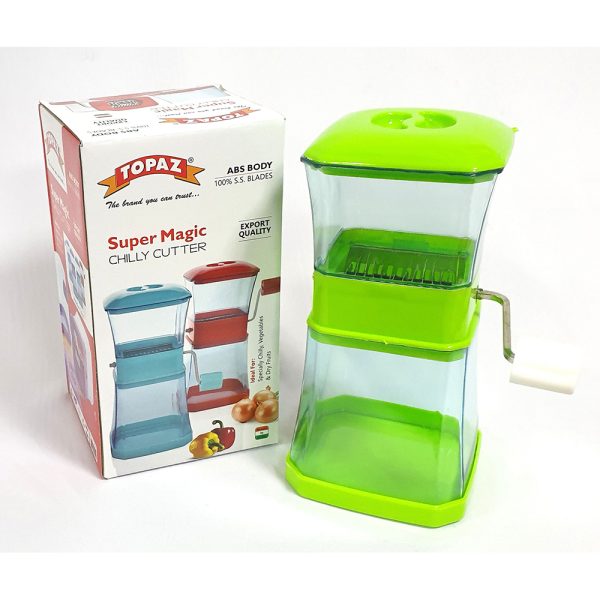 TOPAZ SUPER MAGIC CLEAR PLASTIC CHILLY CUTTER