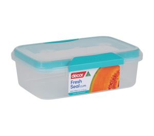 DECOR FRESH SEAL CLIPS OBLONG FOOD CONTAINER 2L