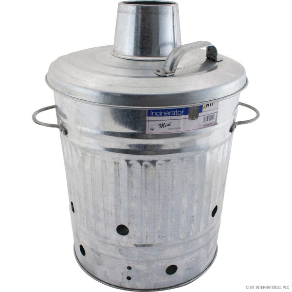 PRIMA MINI GALVANIZED METAL INCINERATOR