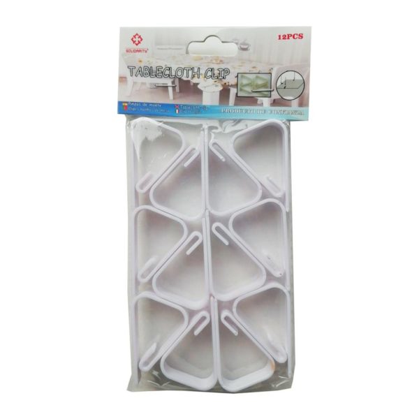 PLASTIC TABLE CLOTH CLIPS PACK OF 12