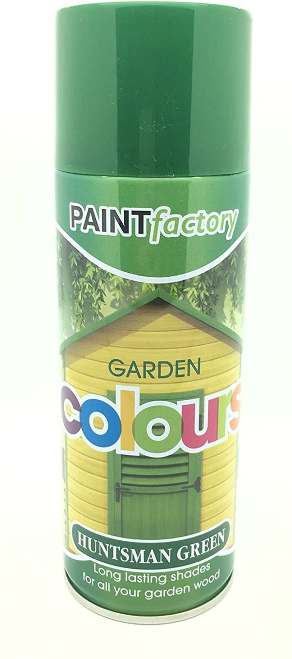 PAINT FACTORY HUNTSMAN GREEN GARDEN SPRAY PAINT 400ML