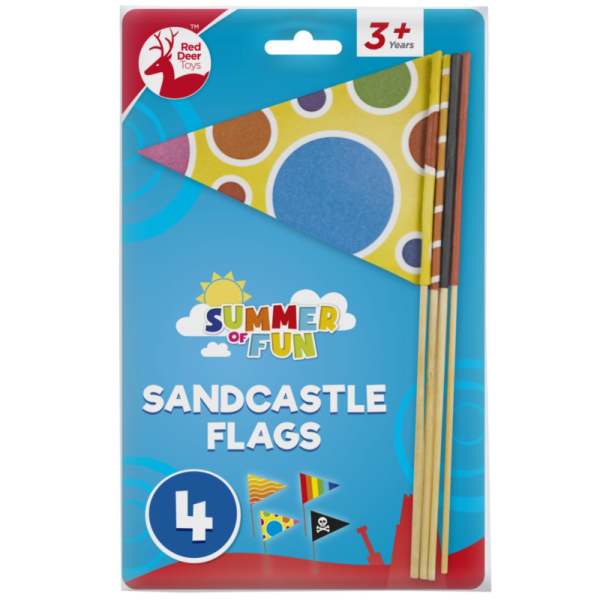 SANDCASTLE FLAGS PACK OF 4