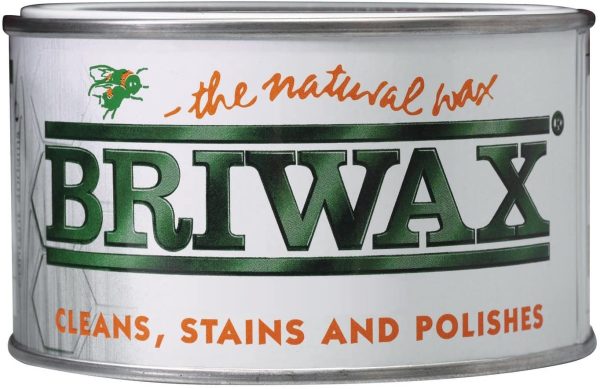 BRIWAX WAX POLISH - ANTIQUE BROWN 400G