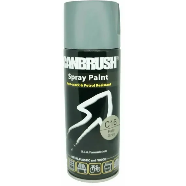 MULTI PURPOSE CANBRUSH C16 PALE GREY SPRAY PAINT 400ML