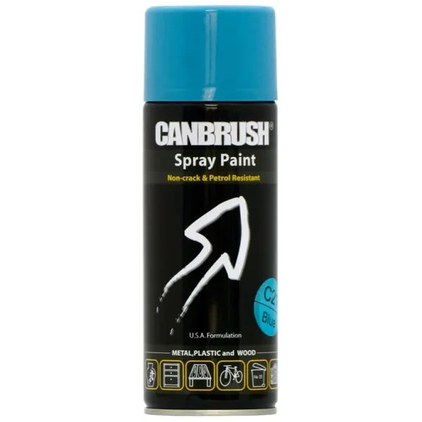 MULTI PURPOSE CANBRUSH C21 BLUE SPRAY PAINT 400ML