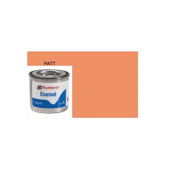 HUMBROL NO.61 FLESH MATT FINISH ENAMEL PAINT 14ML AA0669