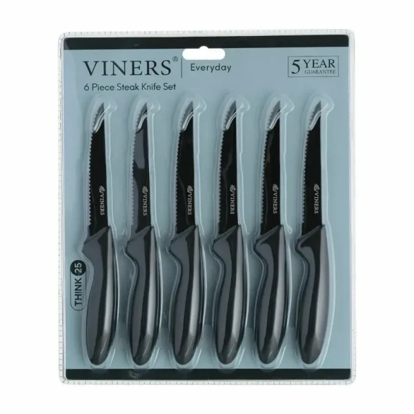 VINERS EVERYDAY 6 PIECE STEAK KNIFE SET