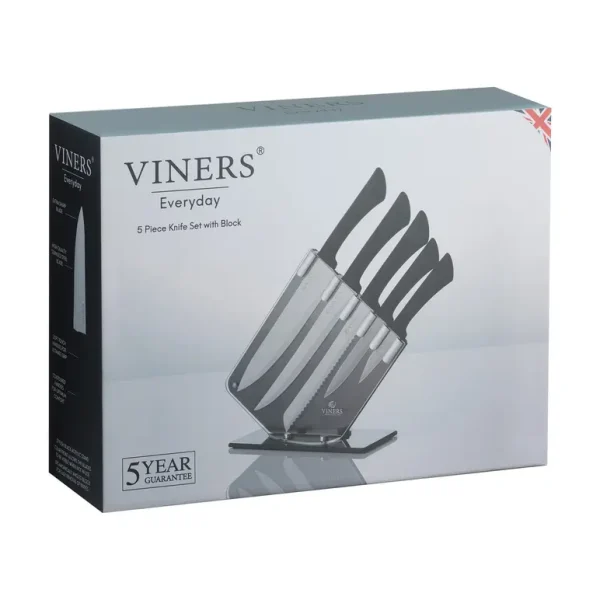 VINERS EVERYDAY 6PC KNIFE BLOCK GIFTBOX