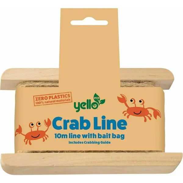 YELLO CRAB LINE 10M LINE WITH BAIT BAG