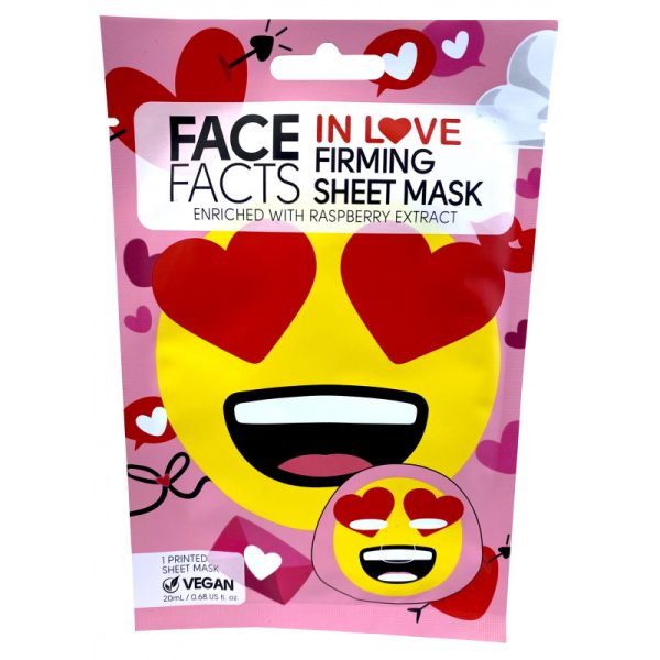 FACE FACTS PRINTED SHHET MASK IN LOVE & GEEK CHIC 60ML