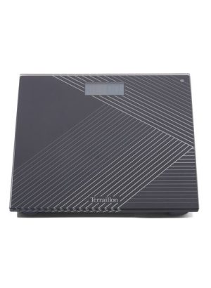 TERRAILLON ONE LINE BATHROOM SCALES 160KG - BLACK