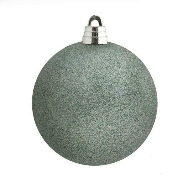 GIANT SAGE GLITTER BAUBLE 150MM