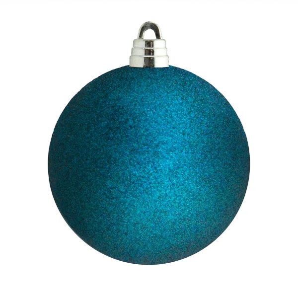 GIANT KINGFISHER GLITTER BAUBLE 150MM