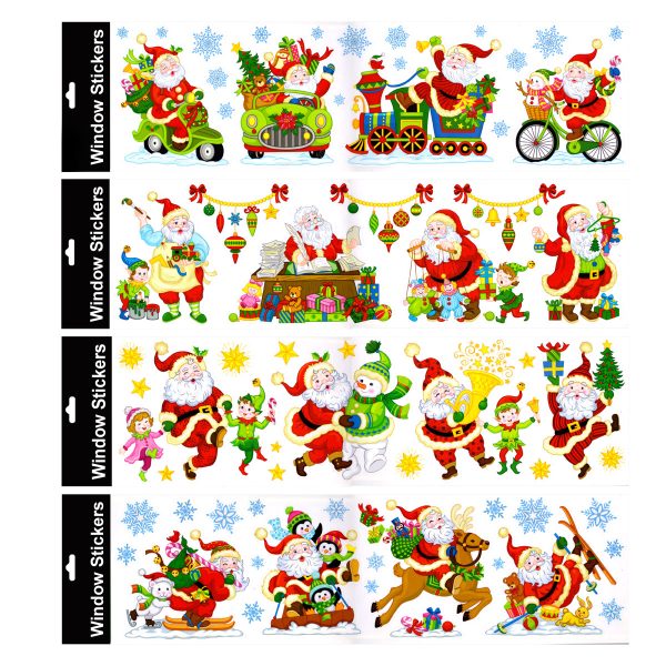 CHRISTMAS WINDOW STICKERS - CUTE