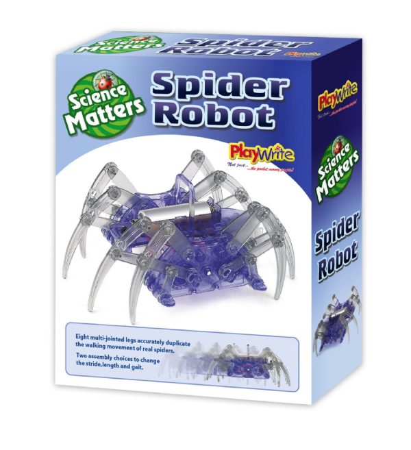 SCIENCE SPIDER ROBOT KIT APX 23.5 X 18 CM