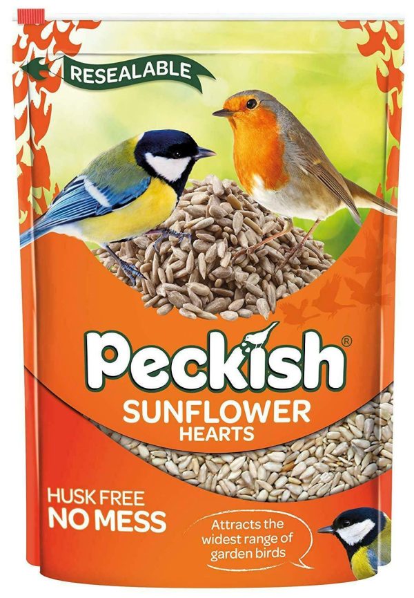 PECKISH SUNFLOWER HEARTS BIRD FOOD 1KG