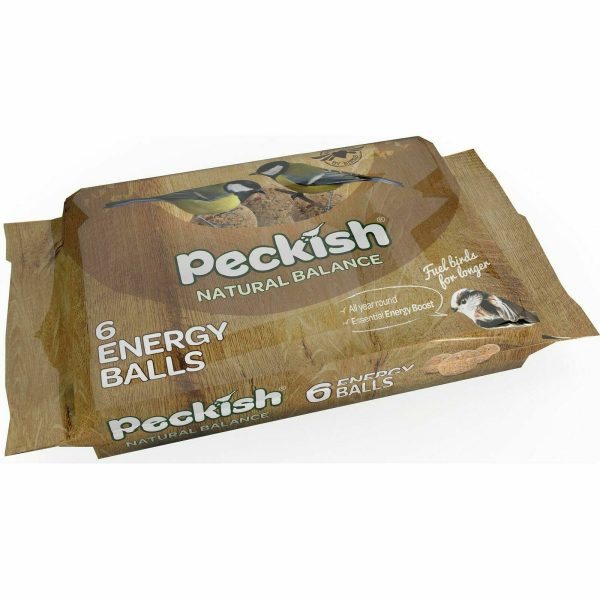 PECKISH NATURAL BALANCE ENERGY BALLS WILD BIRDS 6 IN APACK